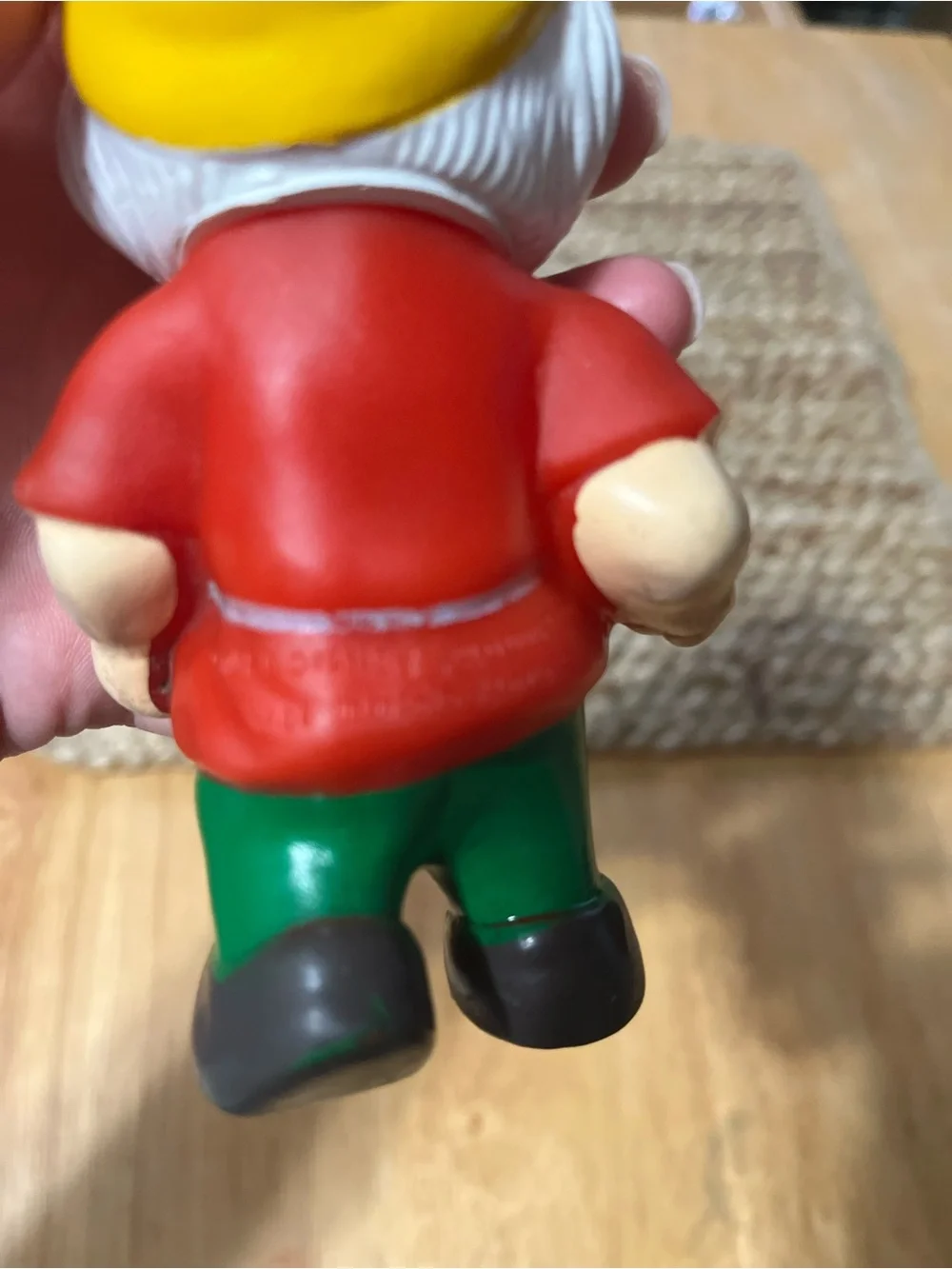 Disney Doc Figurine in Red Coat and Yellow Hat